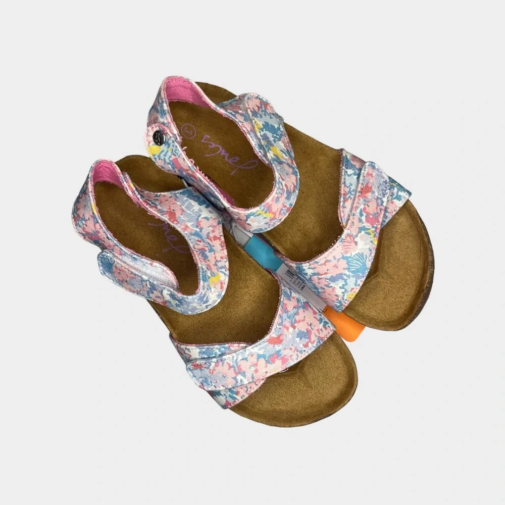 Joules Floral Tippy Toes Strap Sandals